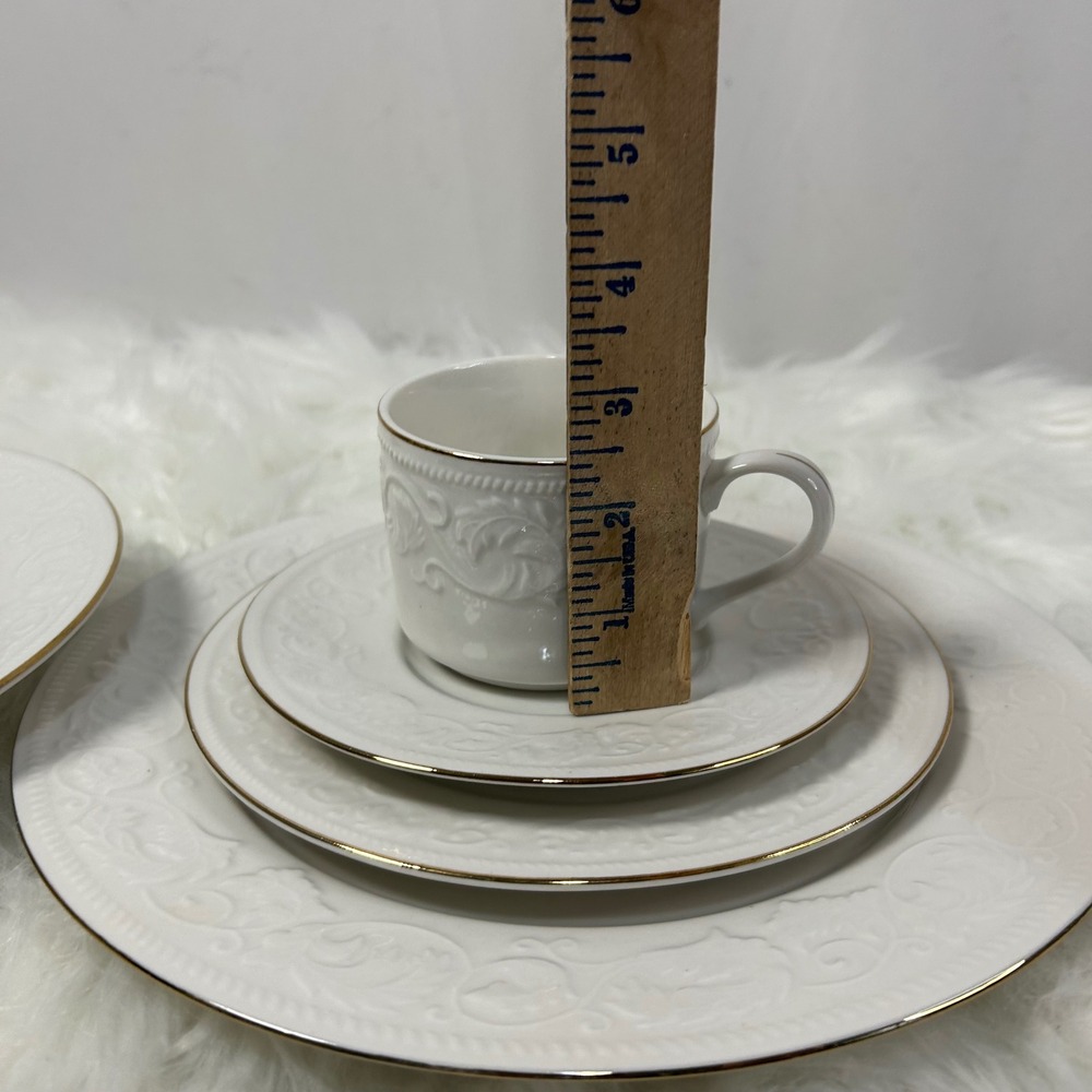 Farberware floral service‎ for one 22 karat gold trim Calais 4173 - Picture 5 of 8